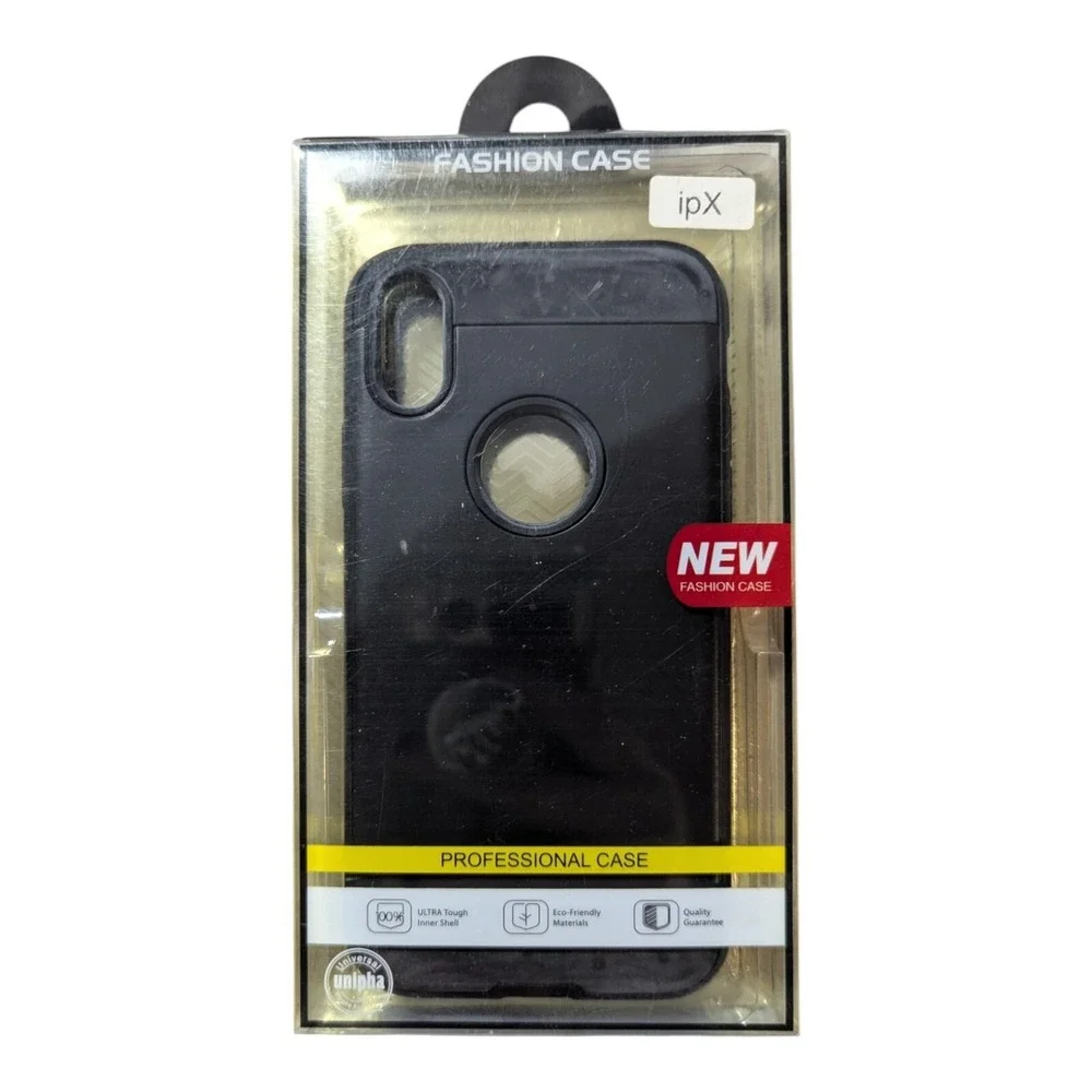 W4. Unipha‎ Professional Fashion Case For Apple iPhone X - Black